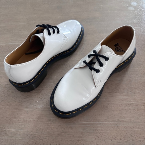 Dr. Martens Shoes - Dr. Martens 1461 Mono White Oxford Shoes